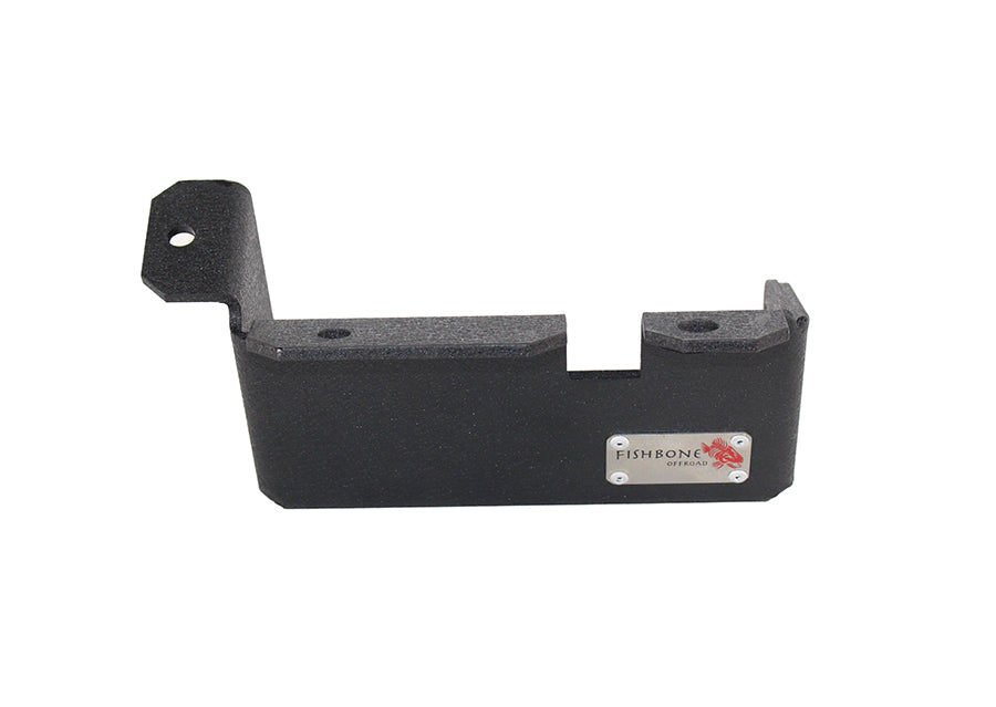 Fishbone Offroad Steering Box Skid Plate Jeep TJ Steering Box Skid Plate 97-06 Wrangler TJ Black Textured Powdercoat Fishbone Offroad - FB23065