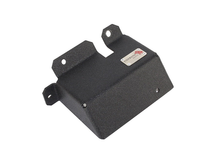 Fishbone Offroad Steering Box Skid Plate Jeep TJ Steering Box Skid Plate 97-06 Wrangler TJ Black Textured Powdercoat Fishbone Offroad - FB23065