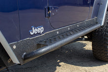 Load image into Gallery viewer, Fishbone Offroad Rock Sliders Jeep LJ Rock Slider W/Tube Step Black Powdercoat Fishbone Offroad - FB23085