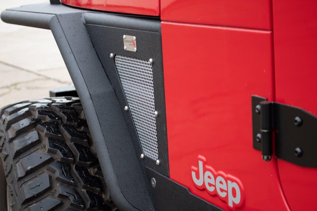 Fishbone Offroad Tube Fenders Wrangler Front Fenders Paintable Mesh Upgrade for 97-06 Wrangler Fishbone - FB23239
