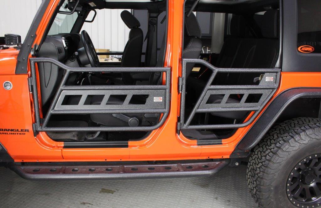 Fishbone Offroad Tube Doors Jeep JK Tube Doors 07-18 Wrangler JK 4 Door Front/Rear Fishbone Offroad - FB24022