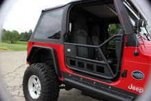 Load image into Gallery viewer, Fishbone Offroad Tube Doors Jeep TJ Front Tube Doors 97-06 Wrangler TJ Black Textured Powdercoat Steel Fishbone Offroad - FB24077