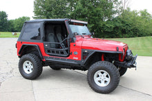 Load image into Gallery viewer, Fishbone Offroad Tube Doors Jeep TJ Front Tube Doors 97-06 Wrangler TJ Black Textured Powdercoat Steel Fishbone Offroad - FB24077