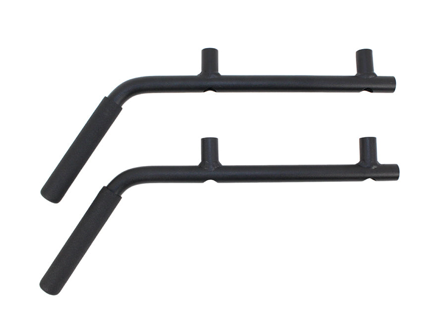 Fishbone Offroad Grab Handles Jeep JK Grab Handles Front and Rear 07-18 Wrangler JK 4 Door Steel Black Textured Powdercoat Fishbone Offroad - FB25034