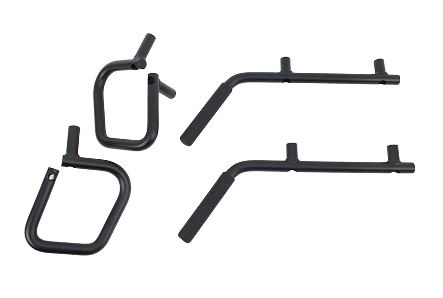 Fishbone Offroad Grab Handles Jeep JK Grab Handles Front and Rear 07-18 Wrangler JK 4 Door Steel Black Textured Powdercoat Fishbone Offroad - FB25034