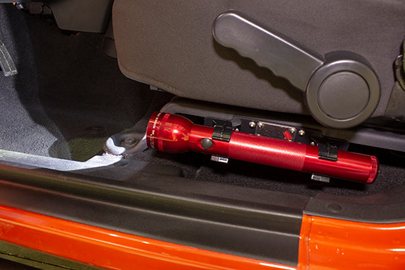 Fishbone Offroad Flashlight Holder Jeep JK Flashlight Mount Front Seat 07-18 Wrangler JK Fishbone Offroad - FB25091