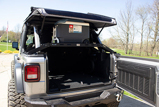 Fishbone Offroad Wheel Well Storage Jeep JL Interior Storage Rack 18-Pres Wrangler JL Fishbone Offroad - FB25113