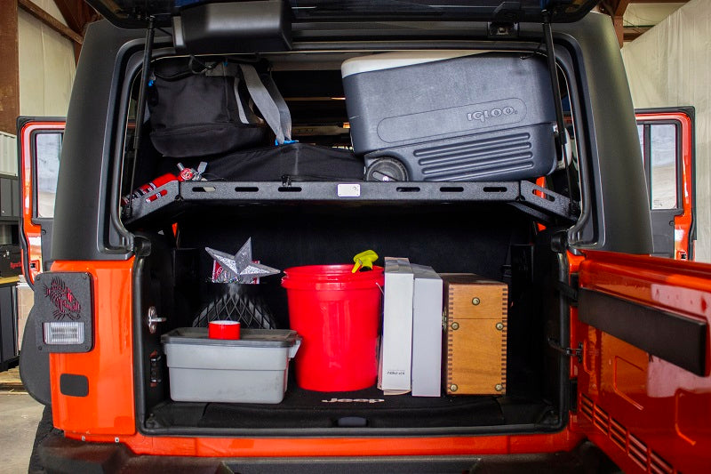 Fishbone Offroad Storage Container Jeep JK Interior Storage Rack 07-18 Wrangler JK 4 Door Fisbone Offroad - FB25116