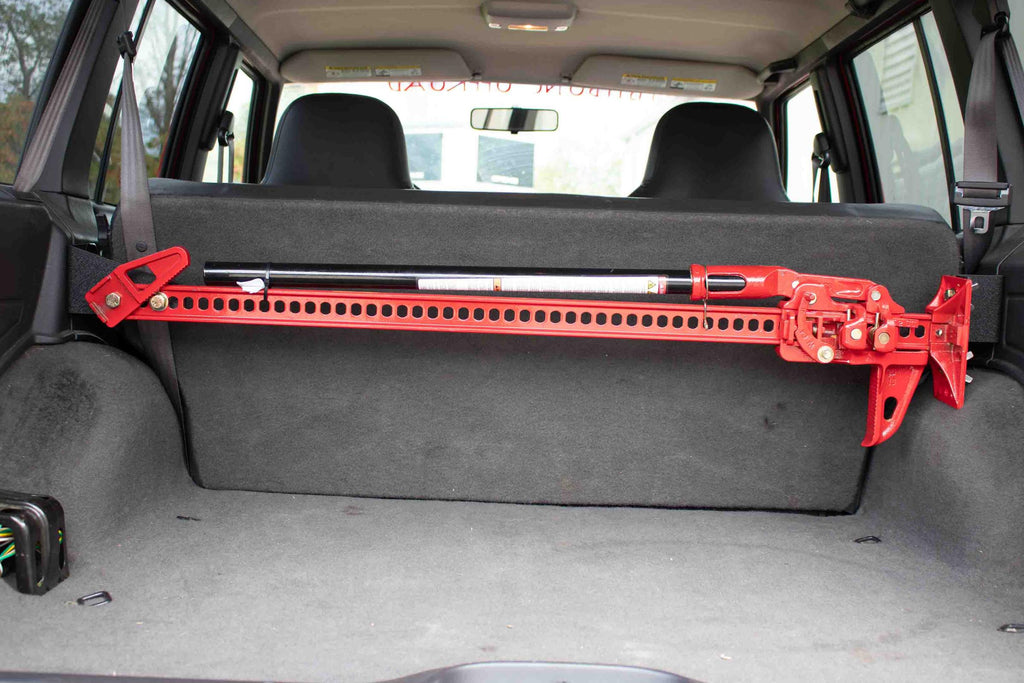 Fishbone Offroad Jack Mount 1984-2001 Jeep Cherokee XJ Rear Seat Hi-Lift Jack Mount Fishbone Offroad - FB25314