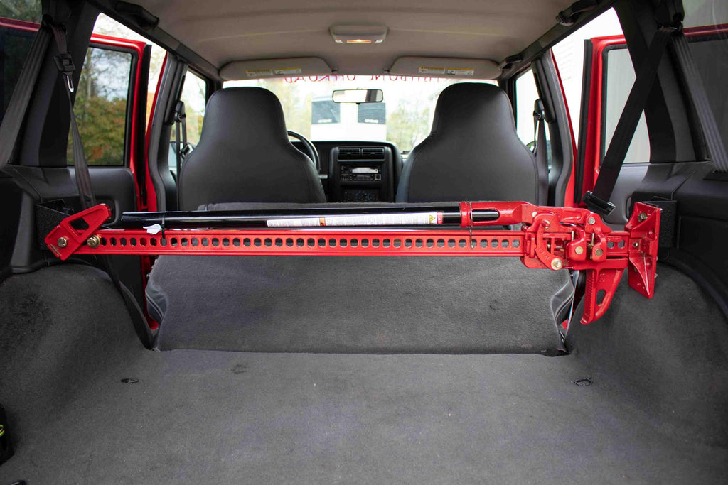 Fishbone Offroad Jack Mount 1984-2001 Jeep Cherokee XJ Rear Seat Hi-Lift Jack Mount Fishbone Offroad - FB25314