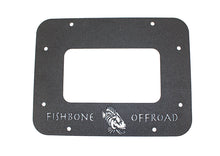 Load image into Gallery viewer, Fishbone Offroad Tail Gate Plate Jeep JK Tailgate Plate 07-18 Wrangler JK Aluminum Black Textured Powercoat Fishbone Offroad - FB31042