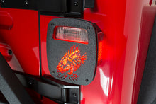 Load image into Gallery viewer, Fishbone Offroad Tail Light Cover Jeep Wrangler CJ YJ TJ Tail Light Covers Black Textured Powdercoat Fishbone Offroad - FB31044