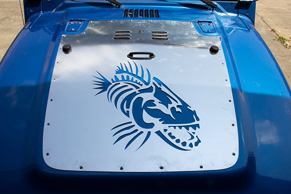 Fishbone Offroad Hood Louver Jeep TJ Hood Louver Raw Unpainted 03-06 Wrangler TJ Fishbone Offroad - FB31125
