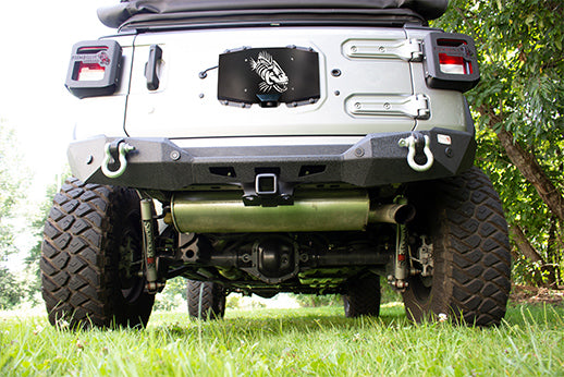 Fishbone Offroad Tail Gate Plate Jeep JL Backside Plate 18-Present Wrangler JL 2 Door Fishbone Offroad - FB31264