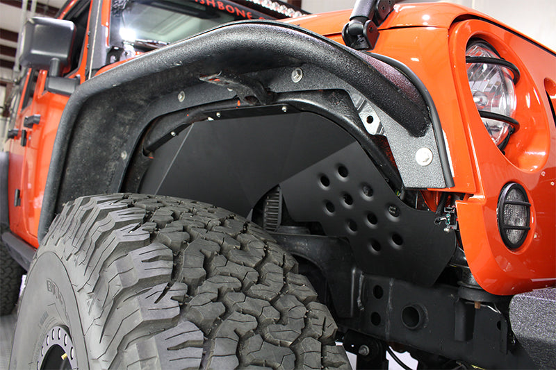 Fishbone Offroad Inner Fender Kit Jeep JK Front Inner Fenders 07-18 Wrangler JK Aluminum Fishbone Offroad - FB33007F