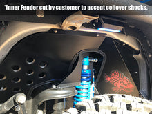 Load image into Gallery viewer, Fishbone Offroad Inner Fender Kit Jeep JK Front Inner Fenders 07-18 Wrangler JK Aluminum Fishbone Offroad - FB33007F