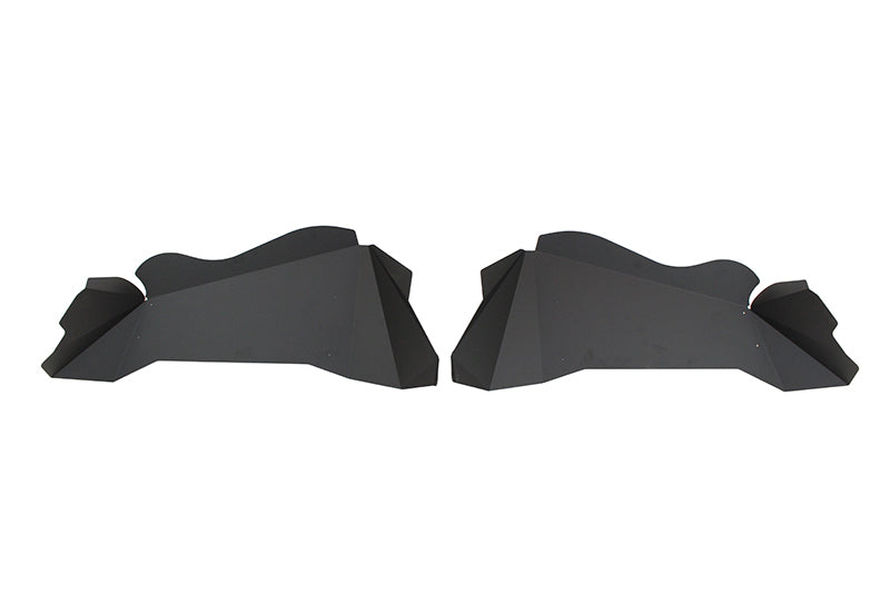 Fishbone Offroad Inner Fender Kit Jeep JK Rear Inner Fenders 07-18 Wrangler JK Aluminum Black Powercoat Fishbone Offroad - FB33007R
