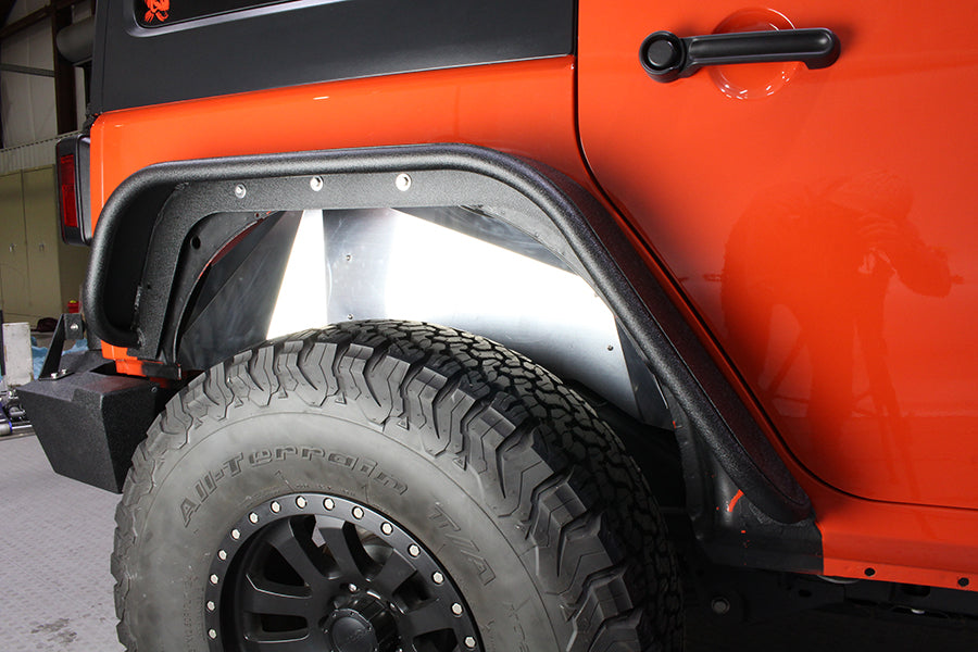 Fishbone Offroad Tube Fenders Jeep JK Inner Fenders 07-18 Wrangler JK Aluminum Fishbone Offroad - FB33069