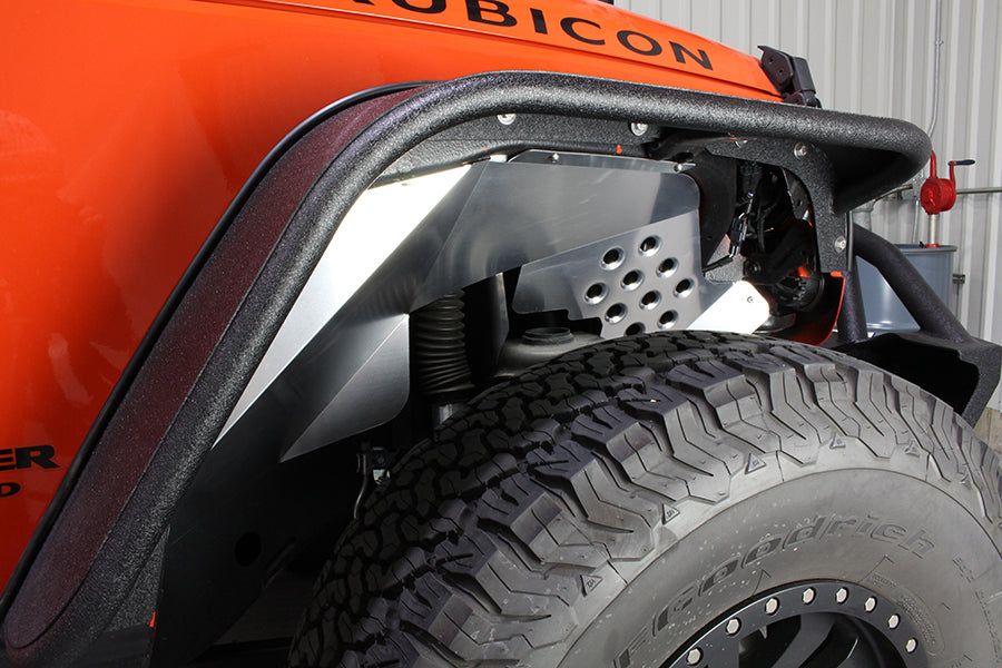 Fishbone Offroad Tube Fenders Jeep JK Inner Fenders 07-18 Wrangler JK Aluminum Fishbone Offroad - FB33069