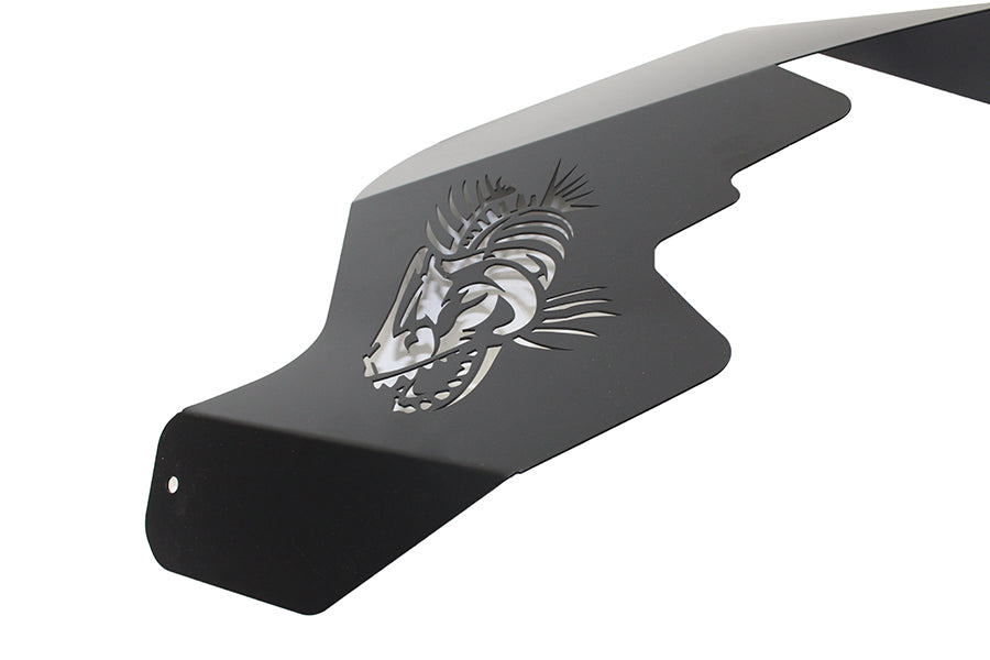 Fishbone Offroad Inner Fender Kit Jeep JK Logo Aluminum Inner Fenders 07-18 Wrangler JK Black Powdercoat Fishbone Offroad - FB33073