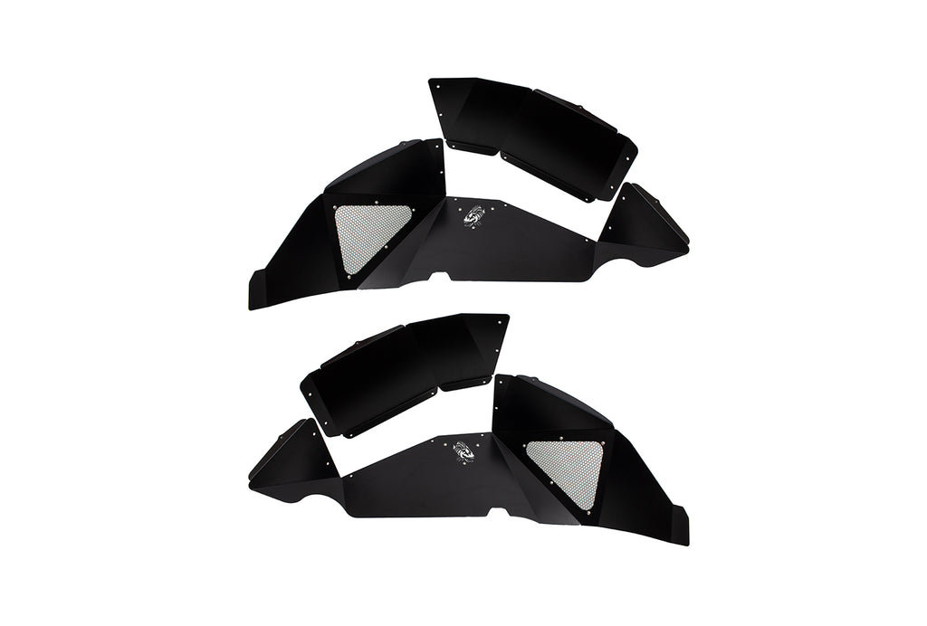 Fishbone Offroad Fenders Jeep JL Inner Fenders For 18-Current Wrangler JL Rear Pair Aluminum Black Powdercoat Fishbone Offroad - FB33130R