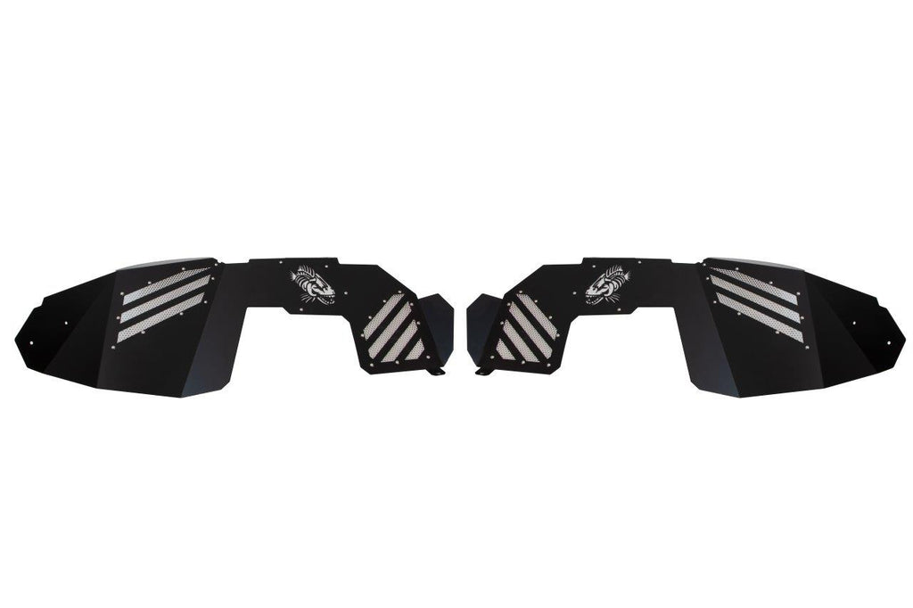 Fishbone Offroad Inner Fender Kit Wrangler/Gladiator Front Inner Fenders For 18-Up Wrangler/Gladiator Black Powdercoat Fishbone - FB33193F