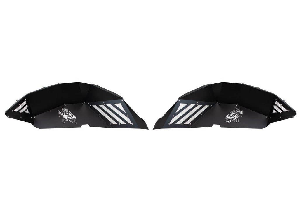 Fishbone Offroad Inner Fender Kit Wrangler Rear Inner Fenders For 18-Up Wrangler Black Powdercoat Fishbone - FB33193R