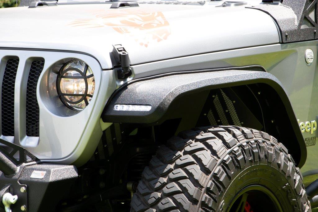 Fishbone Offroad Fenders Jeep Front Fenders Elite Aluminum for 18-Pres Wrangler JL/Gladiator Fishbone - FB33195F