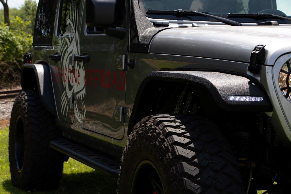 Fishbone Offroad Fenders Wrangler Rear Fenders Elite Aluminum For 18-Pres Wrangler JL Fishbone - FB33195R