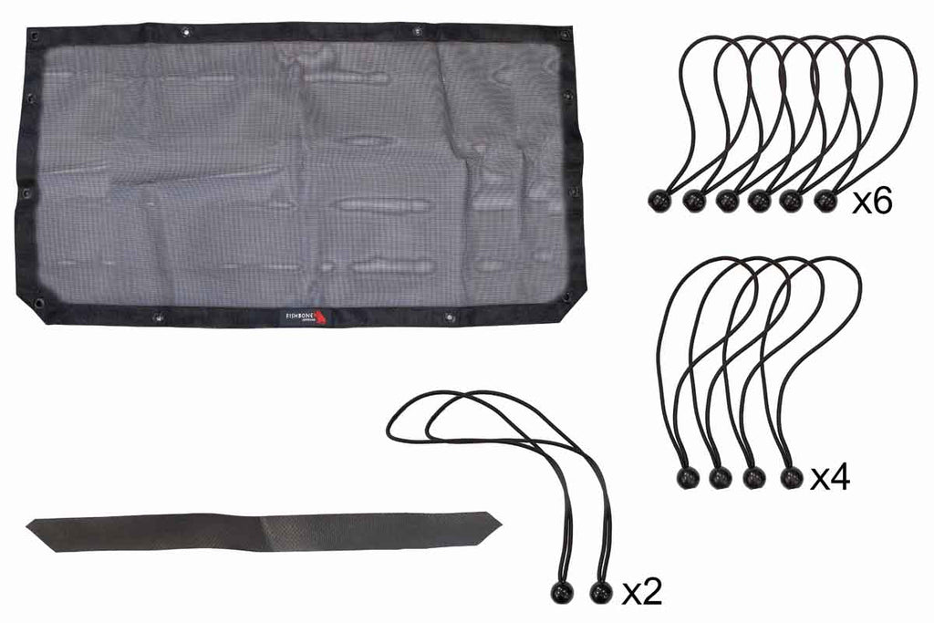 Fishbone Offroad Windshield Sunshade 2018-Present Jeep Wrangler JL/U and 2018-Present Jeep Gladiator JT Front Sun Shade Fishbone Offroad - FB51305