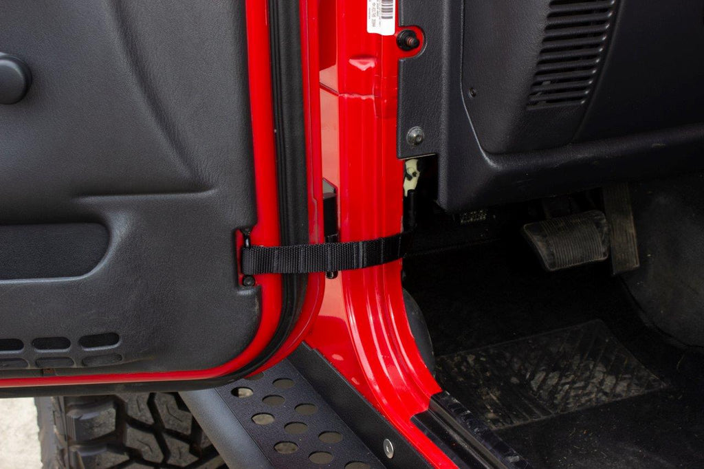 Fishbone Offroad Limit Strap Wrangler Door Limiting Strap 76-06 Jeep CJ/YJ/TJ Wrangler Rubicon and Unlimted Fishbone Offroad - FB55159