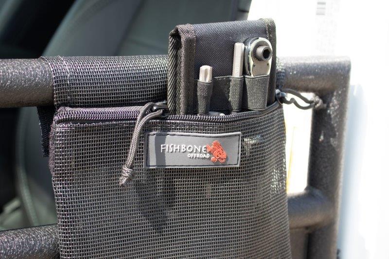 Fishbone Offroad Tube Doors Tube Door Storage Bag For 18-Up Jeep Wrangler JL 2 Door Fishbone - FB55272