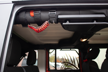 Load image into Gallery viewer, Fishbone Offroad Grab Handles Paracord Grab Handles w/Three Straps Red Fishbone Offroad - FB55280