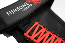Load image into Gallery viewer, Fishbone Offroad Grab Handles Paracord Grab Handles w/Three Straps Red Fishbone Offroad - FB55280