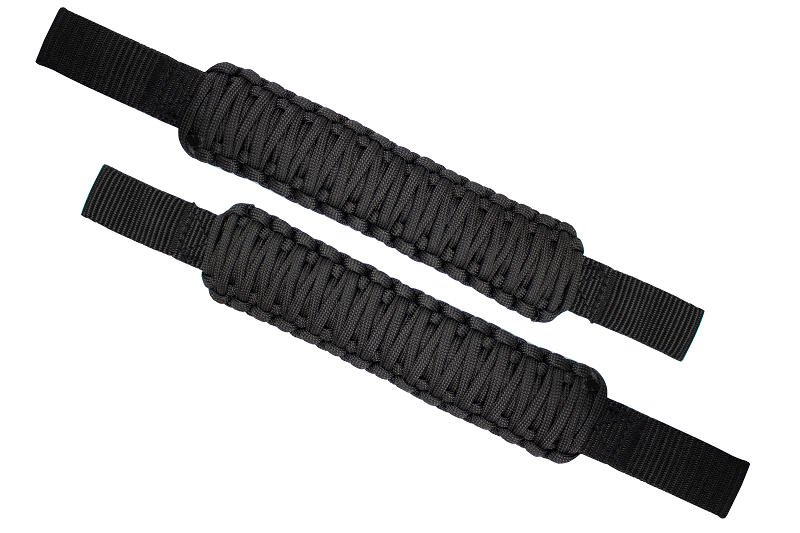 Fishbone Offroad Grab Handles Head Rest Paracord Grab Handles Black Fishbone Offroad - FB55281