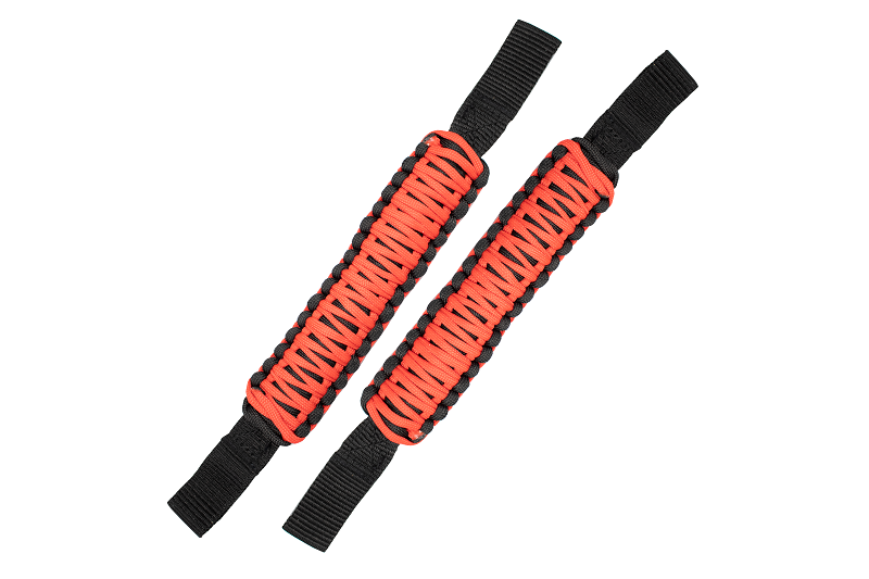 Fishbone Offroad Grab Handles Head Rest Paracord Grab Handles Red Fishbone Offroad - FB55282