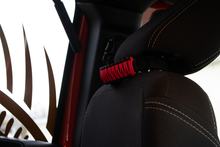 Load image into Gallery viewer, Fishbone Offroad Grab Handles Head Rest Paracord Grab Handles Red Fishbone Offroad - FB55282