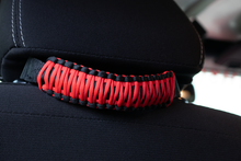Load image into Gallery viewer, Fishbone Offroad Grab Handles Head Rest Paracord Grab Handles Red Fishbone Offroad - FB55282