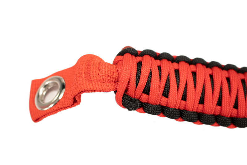 Fishbone Offroad Grab Handles Paracord Grab Handles for A Pillar Sound Bar 07-18 Wrangler JK Red Fishbone Offroad - FB55284