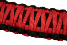 Load image into Gallery viewer, Fishbone Offroad Grab Handles Paracord Grab Handles for A Pillar Sound Bar 07-18 Wrangler JK Red Fishbone Offroad - FB55284