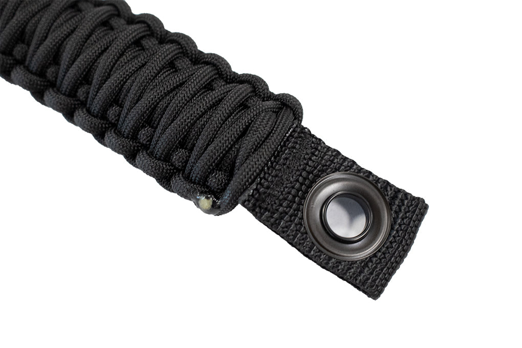 Fishbone Offroad Grab Handles Wrangler Paracord Door Handles Black for 97-06 Jeep Wrangler Fishbone - FB55285