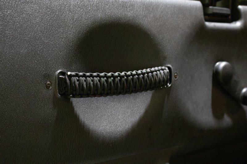Fishbone Offroad Grab Handles Wrangler Paracord Door Handles Black for 97-06 Jeep Wrangler Fishbone - FB55285