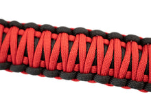 Load image into Gallery viewer, Fishbone Offroad Grab Handles Wrangler Paracord Door Handles Black/Red for 97-06 Jeep Wrangler Fishbone - FB55286
