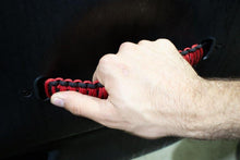 Load image into Gallery viewer, Fishbone Offroad Grab Handles Wrangler Paracord Door Handles Black/Red for 97-06 Jeep Wrangler Fishbone - FB55286