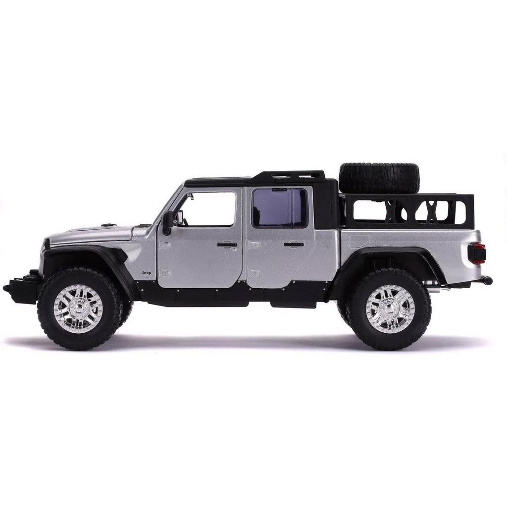 Jada Toys Fast & Furious F9 Jeep Gladiator 1:24 Scale Die-Cast Vehicle - Silver