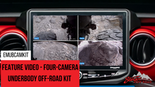 Load image into Gallery viewer, Stinger Off-Road Safety Universal Off-Road Underbody Four-Camera Kit with Built-in DVR