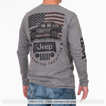 Load image into Gallery viewer, JEDCo Long Sleeve Shirt Jeep - An American Tradition Long Sleeve Shirt