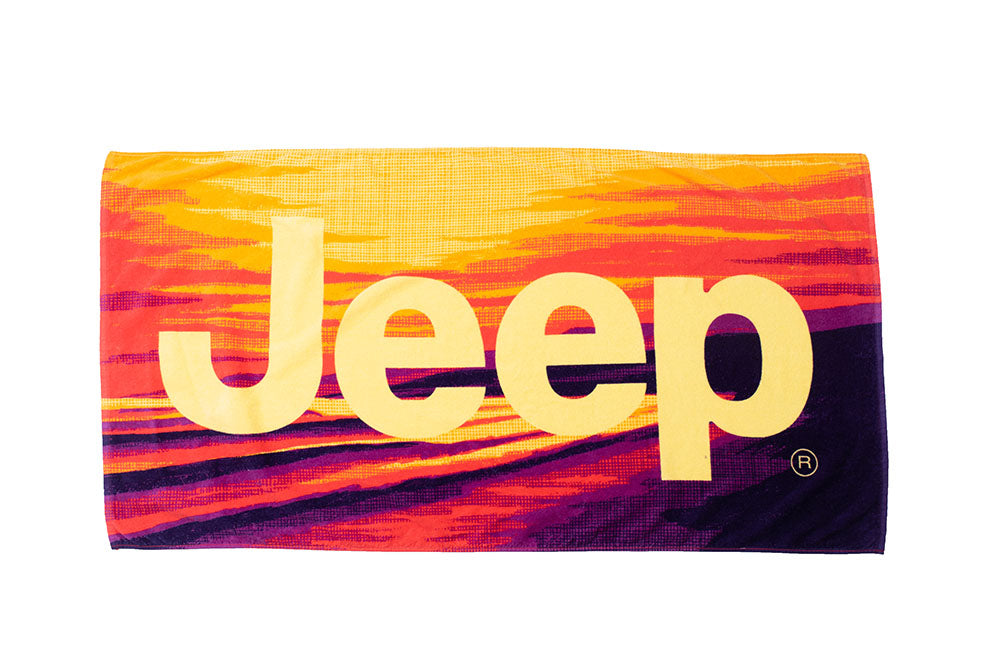 JEDCo Beach Towel Sunset Jeep - Point Break Beach Towel