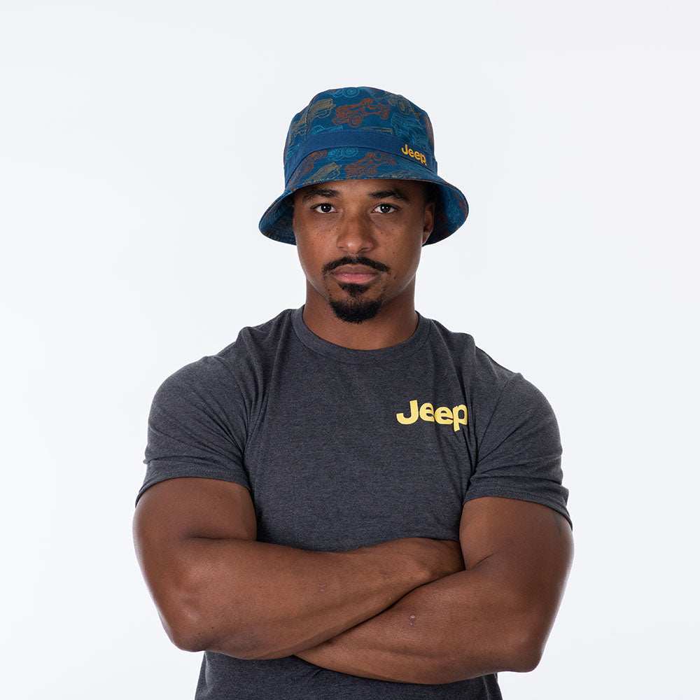 JEDCo Hat Jeep - Vintage Jeep Bucket Hat