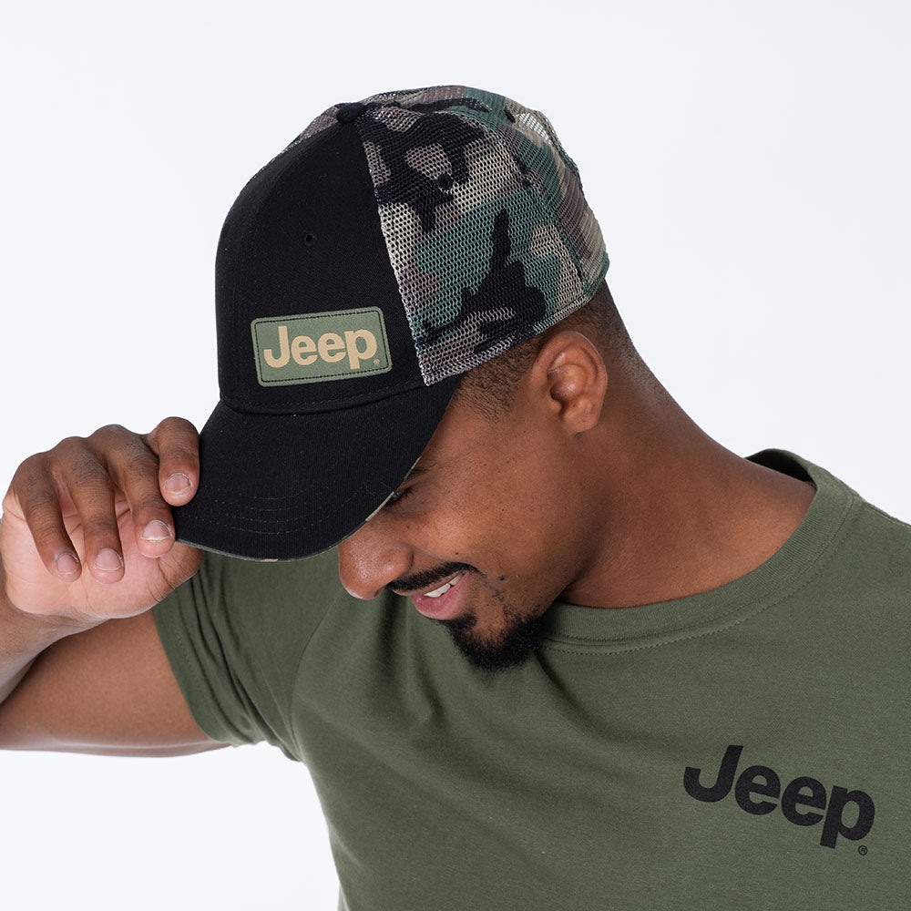 JEDCo Hat Black / One Size Fits Most Jeep - Woodland Camo Hat